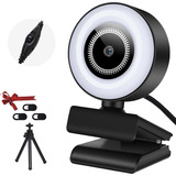 2k Hd Webcam, Streaming Camera With Multi-level Brightness,