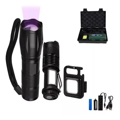 Linternaled Tipo Tactico Militar 3 En 1 Con Luz Ultravioleta Luz Blanco | MercadoLibre