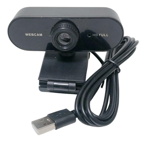 Webcam Full Hd 1080 Usb Mini Câmera De Visão 360º Microfone Cor Outro