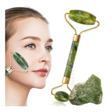 Masajeador Rodillos Piedra Jade Facial Corporal 