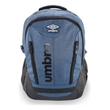 Mochila Umbro® Práctica Casual Porta Laptop Hasta 17 Inch Color Azul