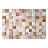 Panel Pvc 3d Realista 10uds/5,7m2 Mosaico Madera 90,9x63cm 