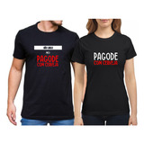 Kit C/2 Camiseta Camisa Meme Engraçada Pagode Casal Cerveja 