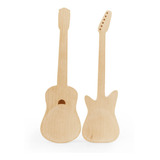 Cuchara De Madera Guitarra 2 Pzas