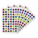 10 Planillas Estrellas Colores Sticker Pegatinas