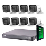 Kit 8 Camaras Seguridad Hikvision Con Audio !! 1080p 2mp M3k