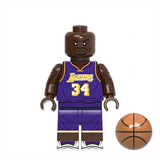 Shaquille O'neal Angeles Lakers Nba Basquete 0 Blocos Boneco