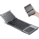 Teclado Bluetooth Plegable Zenrich, Teclado Portátil Inalámb