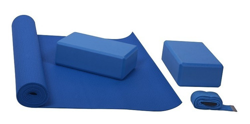 Kit De Tapete Para Yoga Con Accesorios Ejercicio Gym Ecom