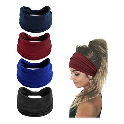 4pcs Bandas Para Cabello Cabeza Diademas Deportiva Elásticas 4pcs