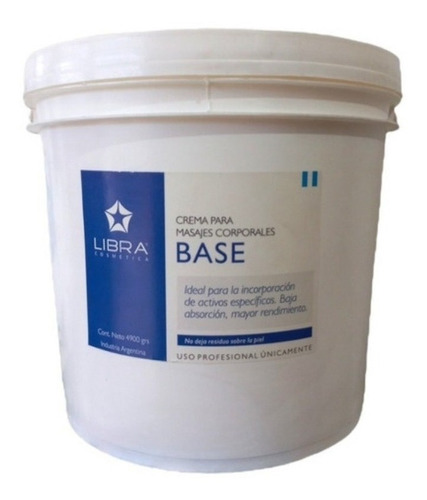  Libra Crema Base Para Masajes Corporales X 4,9  Kg