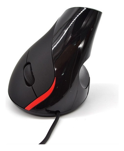 Mouse Vertical Usb Ergonomico Diestro Color Negro