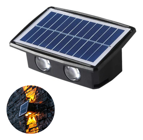 Holofote Refletor Solar Luz Externa Potente Leds Economia