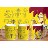 Taza - Tazón De Ceramica Sublimada Los Simpson: Bob Patiño