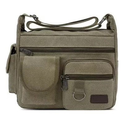 Bandolera Y Bandolera De Lona Para Hombre Y Mujer Verde | MercadoLibre