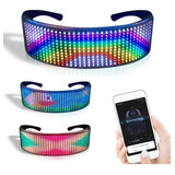 Óculos Magic Bluetooth Led Party Glitter Óculos App Shield