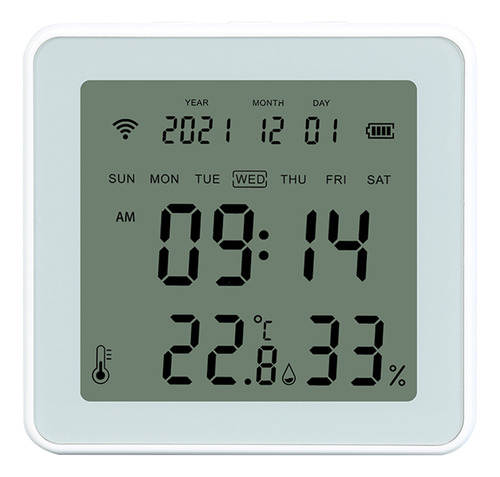 Sensor De Temperatura Y Humedad Lcd Con Humedad Wifi T&h Hig
