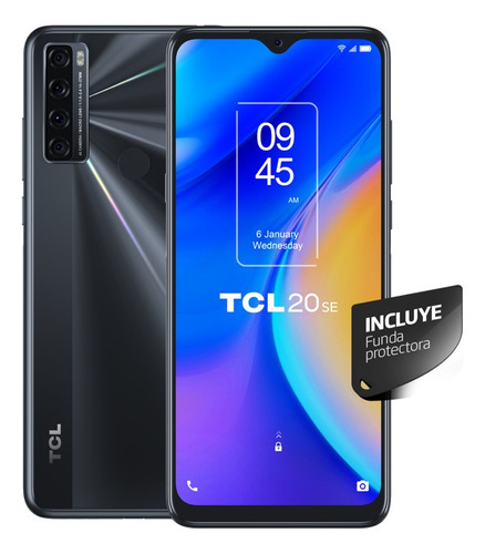 Celular Tcl 20 Se 256gb 6gb Ram 6,8'' Ips Lcd Liberado Gris