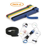 Lazos Organizadores De Cables Liberables / Pack X5
