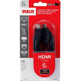 Cable Hdmi A Hdmi Rca Vh6hhr 1,8 Mts 1080p 6ft