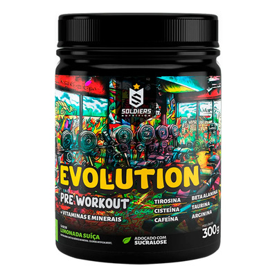 Pré-Treino Evolution Workout 300g Termogênico Sabor Limonada Suiça Soldiers Nutrition Energia Foco Treino | MercadoLivre