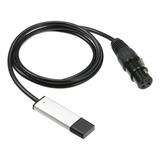 A Cable Adaptador De Interfaz Usb A Dmx Dmx512 Cable
