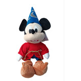 Pelcuhe Mickey Mouse Mago 70cm Gorro Azul Super Suave