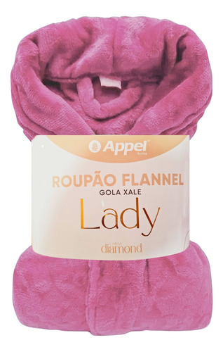 Roupão Plush Lady Feminino Flannel Dia Das Mães Macio Appel