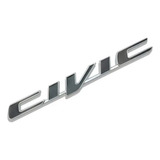 Emblema Civic Letras Aluminio Honda Jdm Adherible