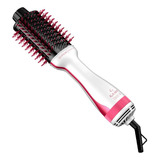 Escova Secadora De Cabelo Glamour Pink Brush 3d Gama