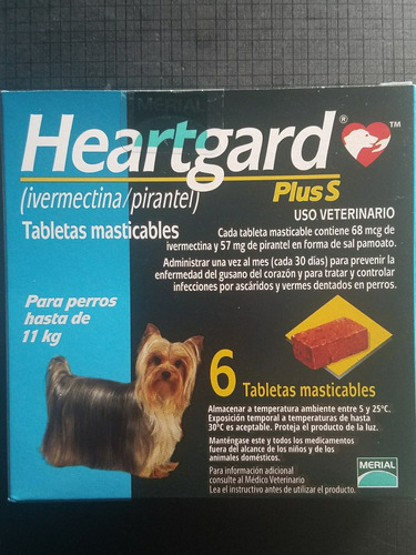 Heartgard Plus S Perros Hasta 11kg