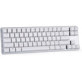 Teclado Mecanico Con Cable Para Pc | Gamer / Blanco Plata