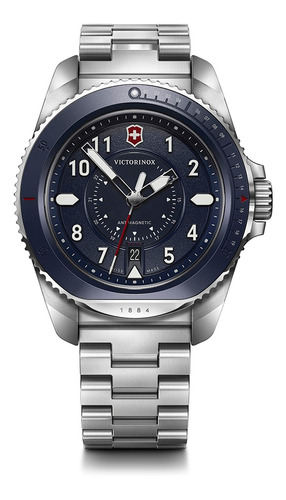 Reloj Journey 1884 Dial Azul Correa Acero Inox Victorinox