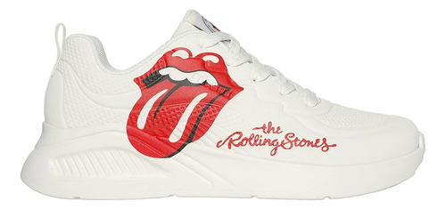 Zapatillas Skechers Uno Lite Rolling Stones Mujer