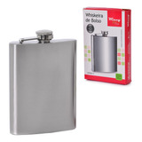 Whiskeira  De Bolso Inox 230ml