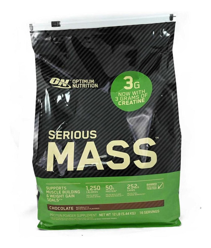 Proteína Ganador De Peso Optimum Nutrition Serious Mass 12 L