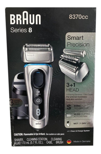 Barbeador Eletrico Inteligente De Precisão Braun Series 8
