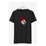 Remera Picton Rugby Heart Negra