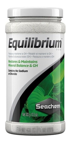 Seachem Equilibrium 300g Regula Gh De Água Desmineralizada