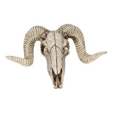 Resina Cabra Cráneo Cabeza De Animal Escultura Decoración