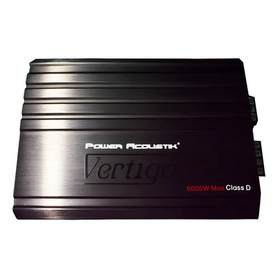 Amplificador Clase D Power Acoustik Va1-6000d Vertigo Series Negro | Meses sin interés