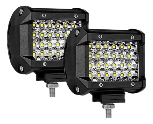 Par Faros 24 Led Auxiliar Dually Con Estrobo 4x4 72w F1.    