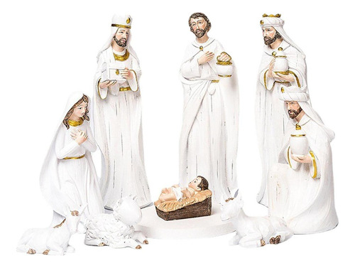 Belén Tradicional Set De Figuritas Nacimiento De Jesús