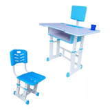 Mesa Y Silla Infantil Armable Pizarra 