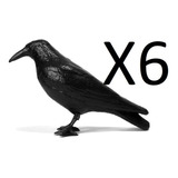 Ahuyenta Espanta Palomas Raven X 6 Unidades El Cuervo Negro