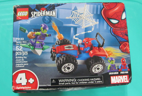 Lego Original. Persecucion En Auto Spiderman.