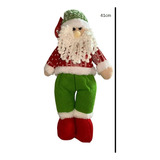 Papai Noel Ou Boneco De Neve De Tecido Em Pé Luxuoso Cor Papai Noel3