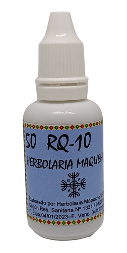Rq-10 (n°50) Gotas Mapuches Herbolaria Maquehuelawen
