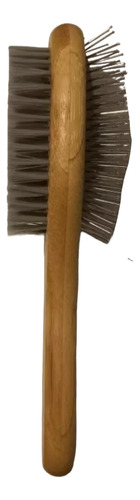 Cepillo Pin Brush Doble Cara Madera Para Cocker Spaniel Amer