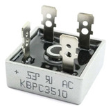 Kit 10 Peças - Díodo Ponte Retificadora Kbpc3510 1000v 35a